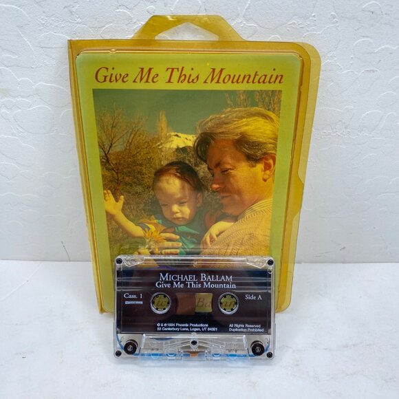 Vintage 1994 Give Me This Mountain Michael Ballam Cassette Tape Words Music - Picture 3 of 7